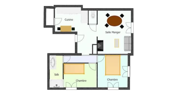 Appartement Simple Sur Argenteuil, Proche Paris Екстер'єр фото